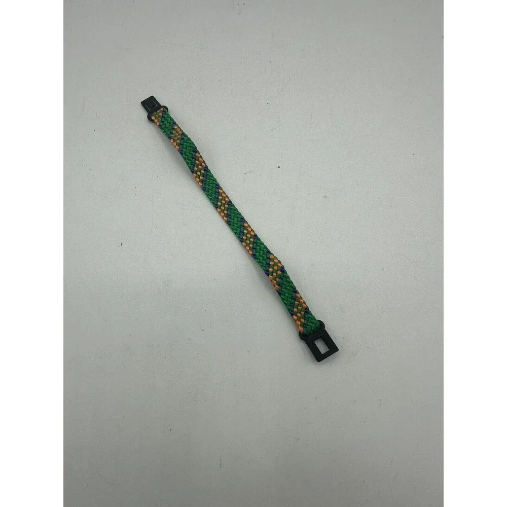 Vintage Katcho's Bracelet Adult Unisex Surf Skate Braided Wrap Green / Multi 90s